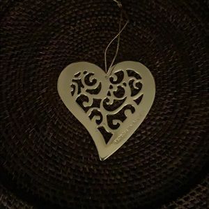 Victoria’s Secret gold heart ornament